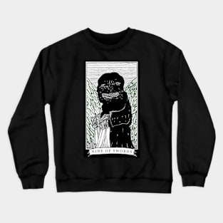 The Nine of Swords - The Tarot Restless Crewneck Sweatshirt